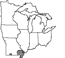 Bleufer distribution map 1992