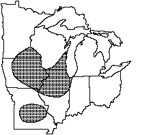 Ellipse distribution map 1992