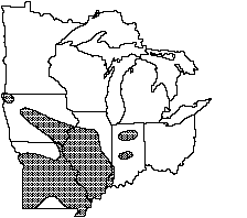 Pondmussel distribution map 1992